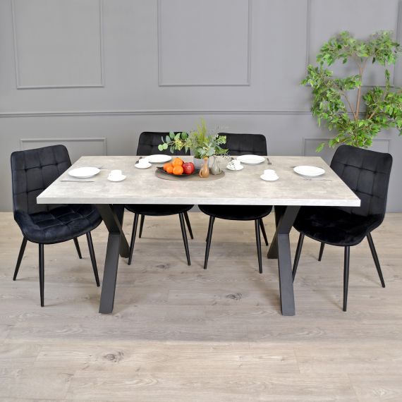 MASĂ ONIX BETON 180X90