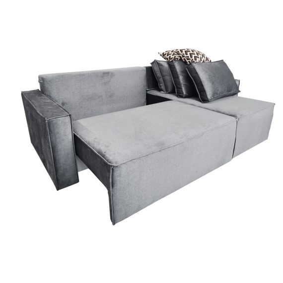 CANAPEA EXTENSIBILĂ KALIFORNIA DARK-GREY