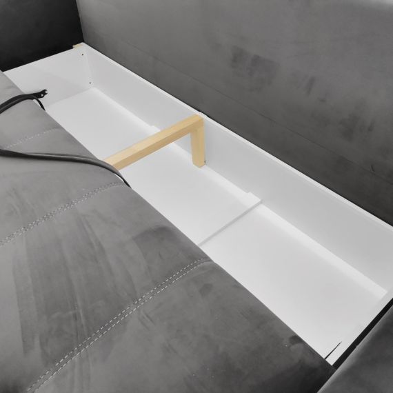 CANAPEA EXTENSIBILĂ PARMA DARK GREY