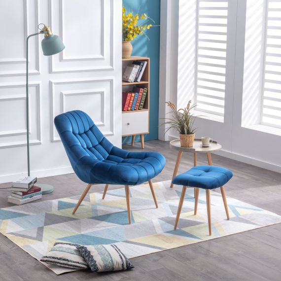 TABURET TRIO BLUE