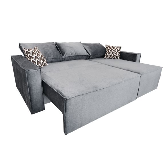 CANAPEA EXTENSIBILĂ KALIFORNIA DARK-GREY