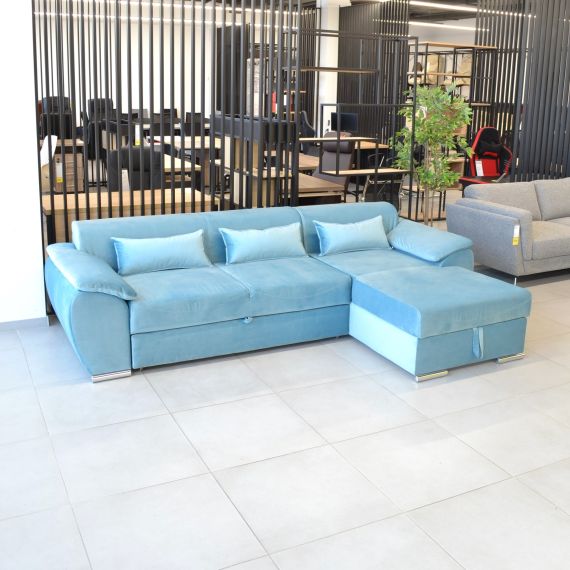 CANAPEA EXTENSIBILĂ PICASSO LIGHT-BLUE