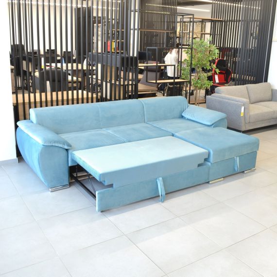 CANAPEA EXTENSIBILĂ PICASSO LIGHT-BLUE