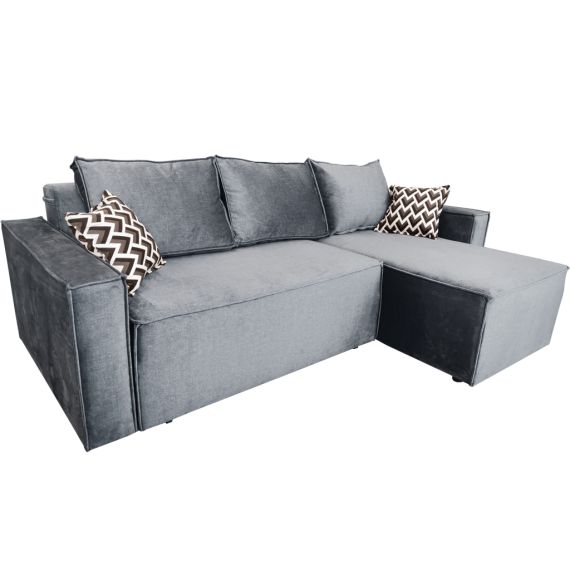 CANAPEA EXTENSIBILĂ KALIFORNIA DARK-GREY