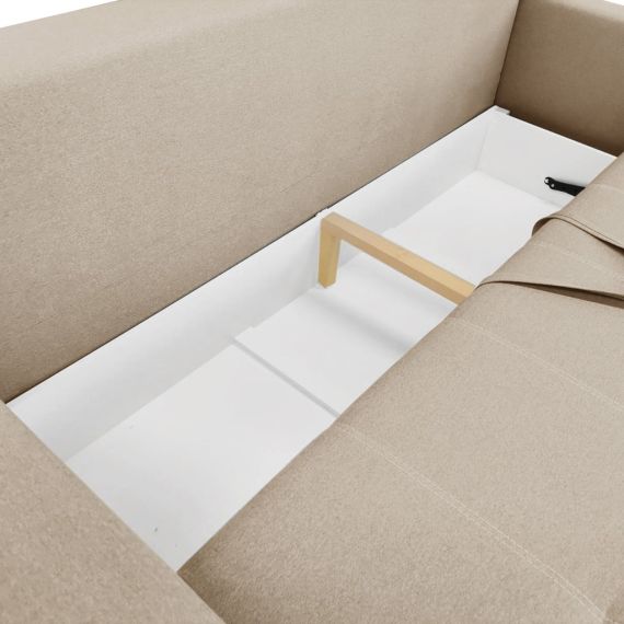 CANAPEA EXTENSIBILĂ PARMA CAMEL