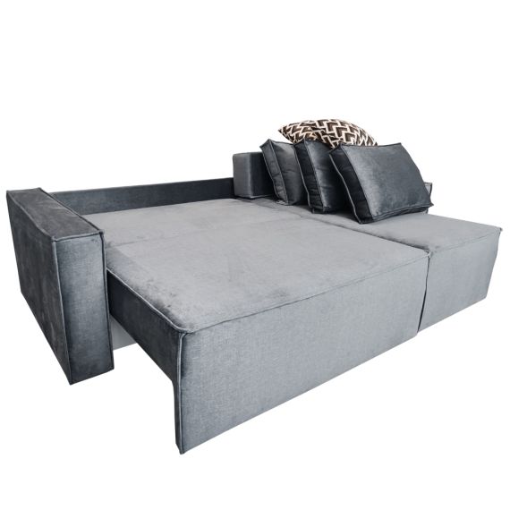 CANAPEA EXTENSIBILĂ KALIFORNIA DARK-GREY