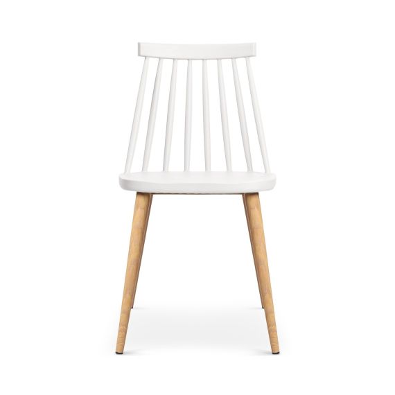 SCAUN JACK SL-7037 WHITE+TRANSPRINT LEGS