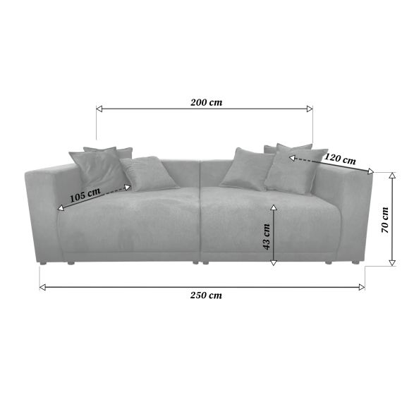 CANAPEA EXTENSIBILĂ MAIAMI GREEN