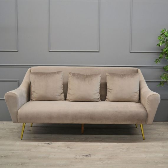 CANAPEA GLORIOSA 3 LIGHT BROWN