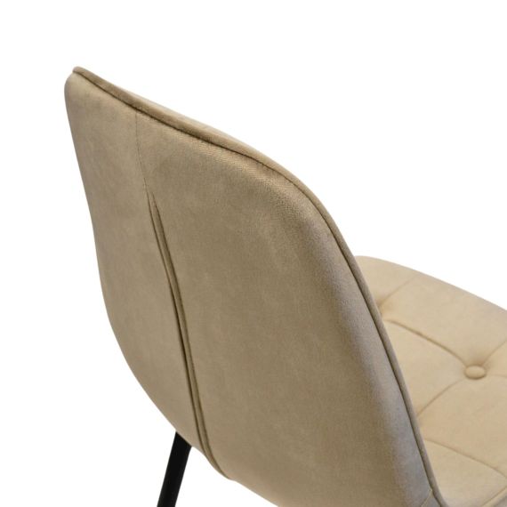 SCAUN M-01-3 (HLR-9) CATIFEA CAPPUCINO+BLACK LEGS