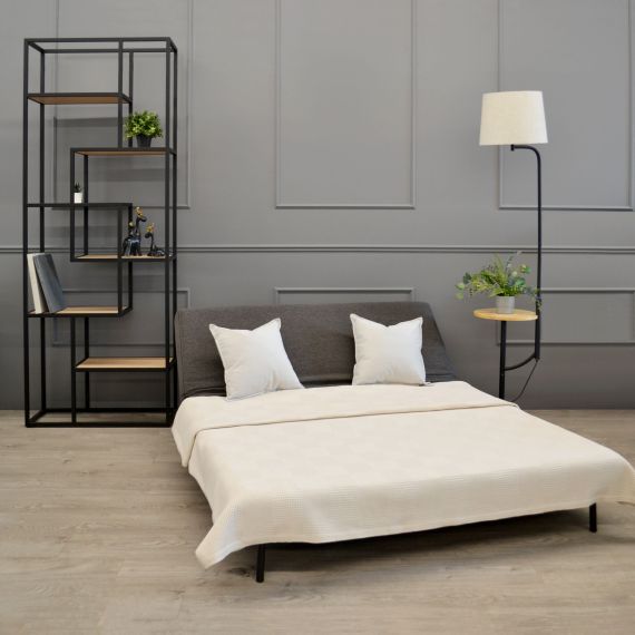 CANAPEA EXTENSIBILĂ LM-105 (150 CM) DARK GREY