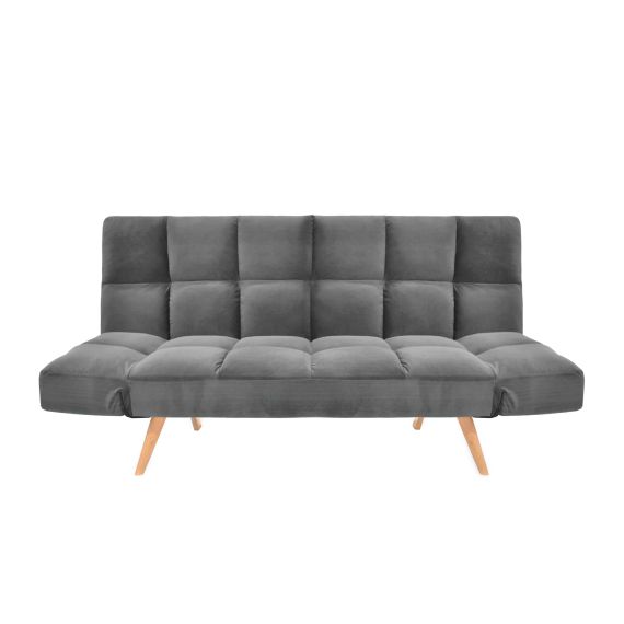 CANAPEA EXTENSIBILĂ LM-58 GREY CATIFEA