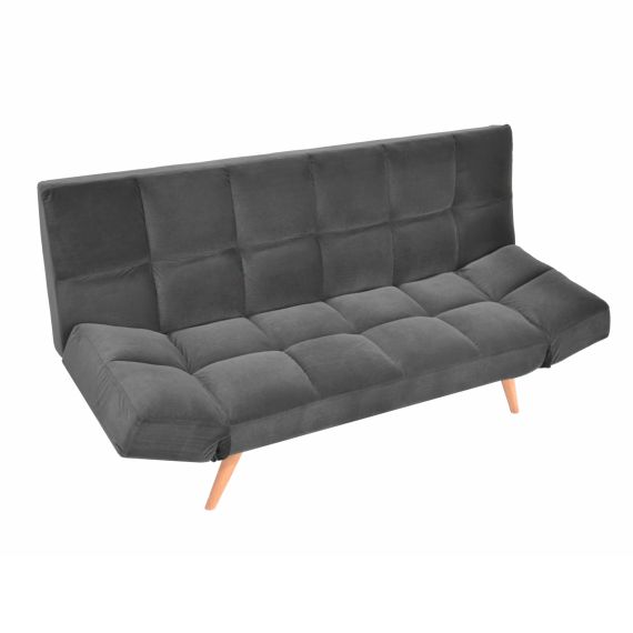 CANAPEA EXTENSIBILĂ LM-58 GREY CATIFEA