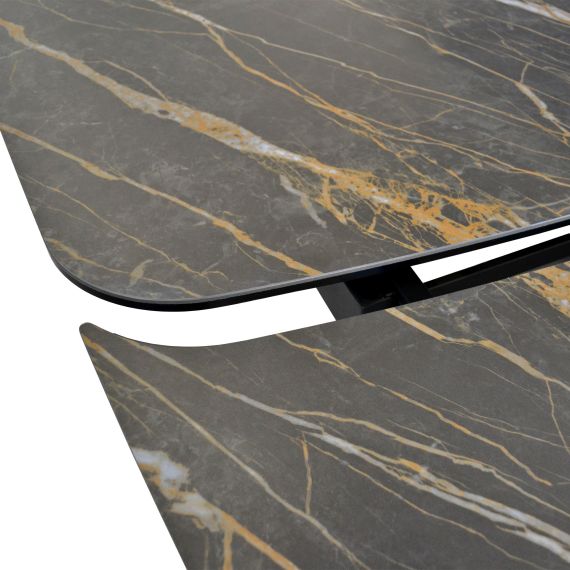 MASĂ EXTENSIBILĂ ASIA BLACK GOLD 180/230/280X98