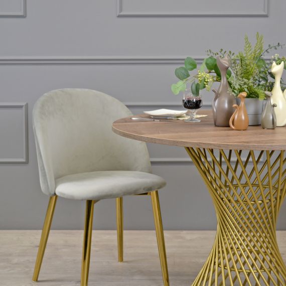 MASĂ FELICIA COLONIAL+GOLDEN LEG ∅100