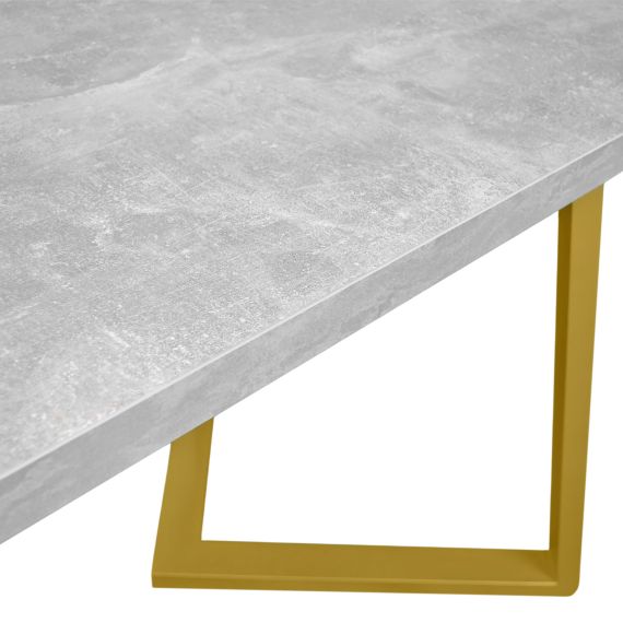 MASĂ FRIDA BETON+GOLDEN LEGS 150X80