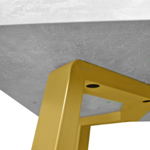 MASĂ FRIDA BETON+GOLDEN LEGS 150X80