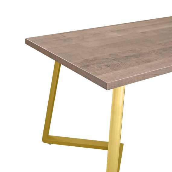 MASĂ FRIDA COLONIAL+GOLDEN LEGS 150X80