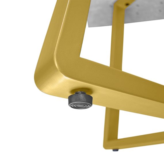 MASĂ FRIDA BETON+GOLDEN LEGS 180X90