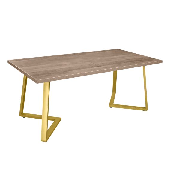 MASĂ FRIDA COLONIAL+GOLDEN LEGS 180X90