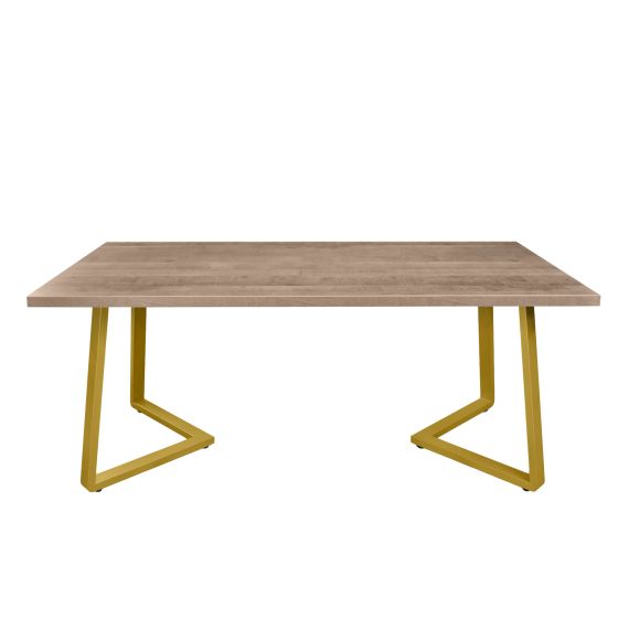 MASĂ FRIDA COLONIAL+GOLDEN LEGS 180X90