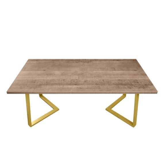 MASĂ FRIDA COLONIAL+GOLDEN LEGS 180X90