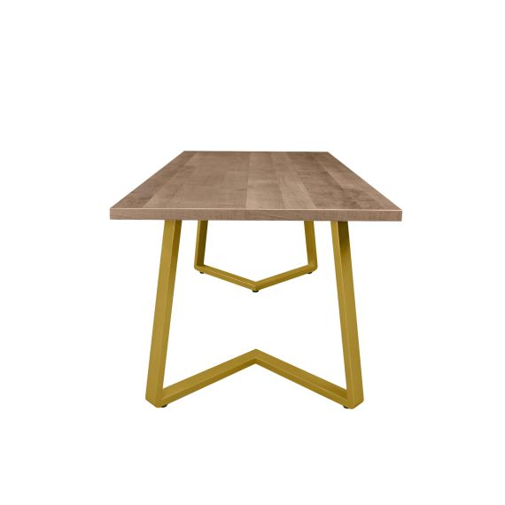 MASĂ FRIDA COLONIAL+GOLDEN LEGS 180X90