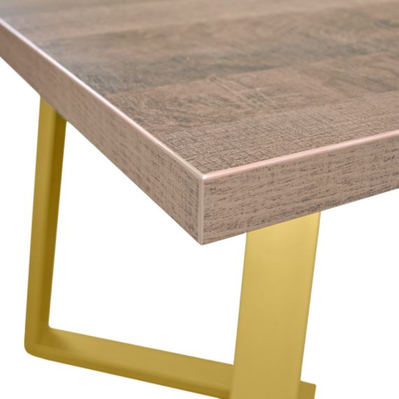 MASĂ FRIDA COLONIAL+GOLDEN LEGS 180X90