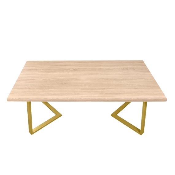 MASĂ FRIDA SONOMA+GOLDEN LEGS 180X90