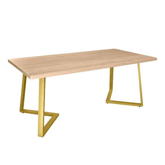 MASĂ FRIDA SONOMA+GOLDEN LEGS 180X90