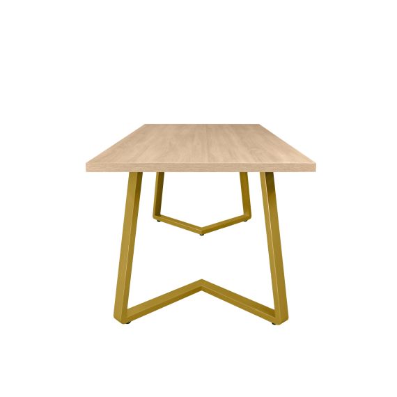 MASĂ FRIDA SONOMA+GOLDEN LEGS 180X90