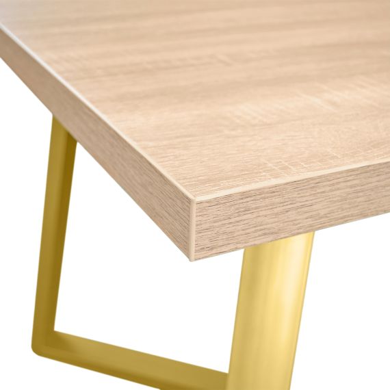 MASĂ FRIDA SONOMA+GOLDEN LEGS 180X90