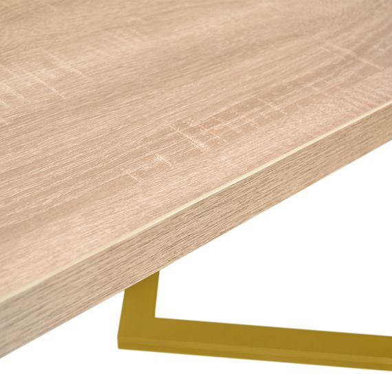 MASĂ FRIDA SONOMA+GOLDEN LEGS 180X90