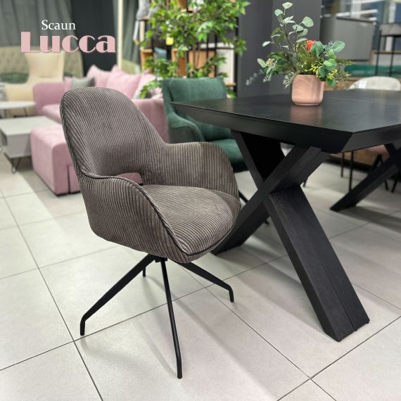 SCAUN LUCCA BROWN