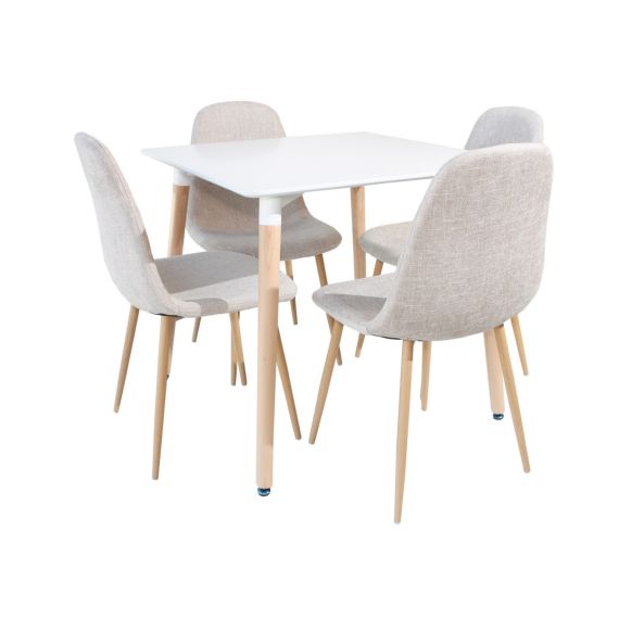 MASĂ DT-02 WHITE 80X80