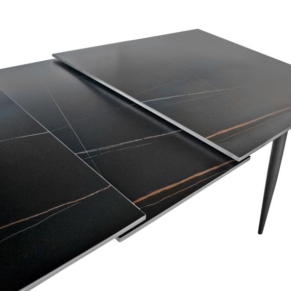 MASĂ EXTENSIBILĂ VANESSA BLACK LAWRENCE GOLD 160/200X85