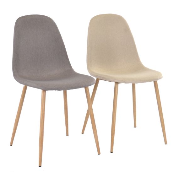 SCAUN C-710 DENIM CAPPUCINO+TRANSPRINT LEGS