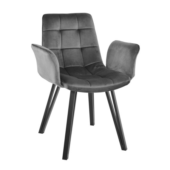 SCAUN DC-18 DARK GREY