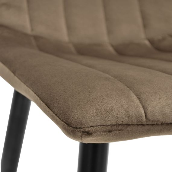 SCAUN DC-90P N49 CATIFEA-BROWN+BLACK LEGS