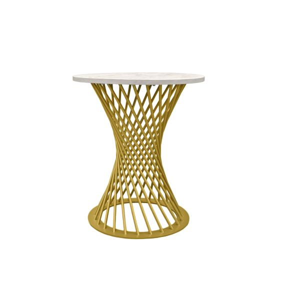 MĂSUȚĂ CAFEA FELICIA MĂTASE+GOLDEN LEGS H58