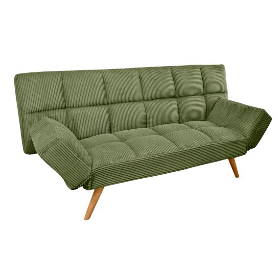 CANAPEA EXTENSIBILĂ LM-58 DARK GREEN VELVET