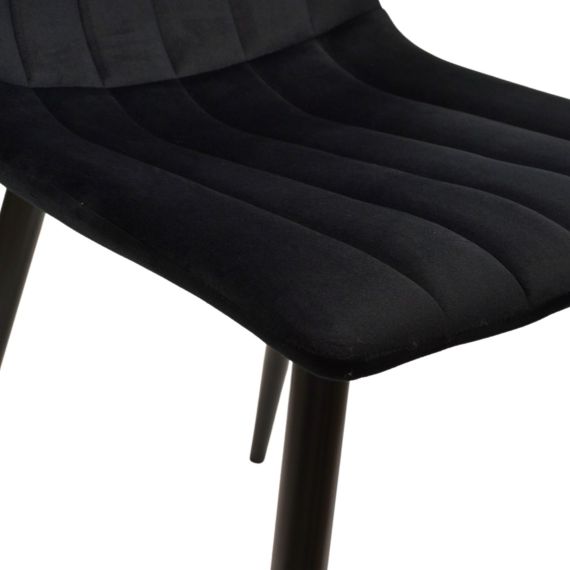 SCAUN DC-90P N66 CATIFEA BLACK+BLACK LEGS