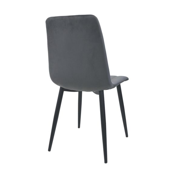 SCAUN DC-90P N21 CATIFEA DARK GREY+BLACK LEGS