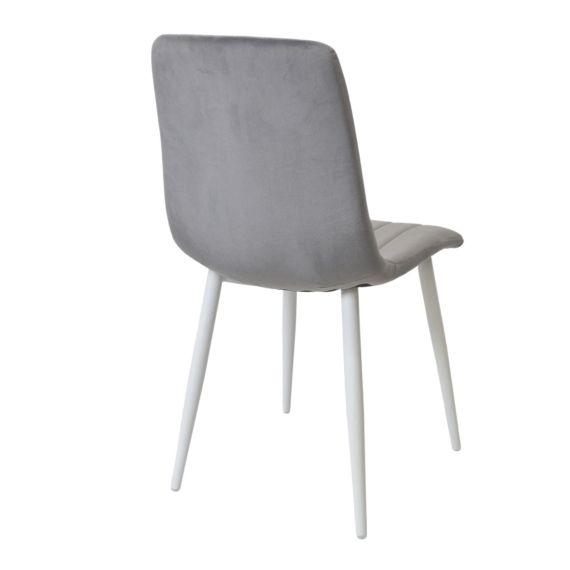 SCAUN DC-90P N20 CATIFEA DARK GREY+WHITE LEGS