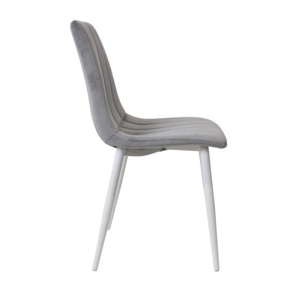 SCAUN DC-90P N20 CATIFEA DARK GREY+WHITE LEGS