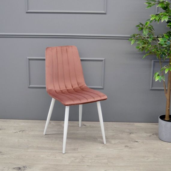 SCAUN DC-90P N44 CATIFEA RUSTY+WHITE LEGS