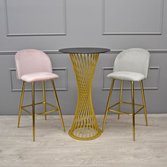 SCAUN BAR MAYA PINK CATIFEA