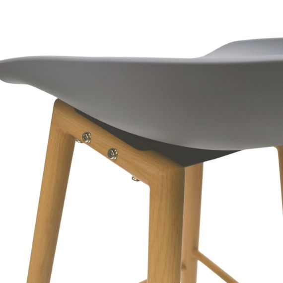 SCAUN BAR HECTOR GREY