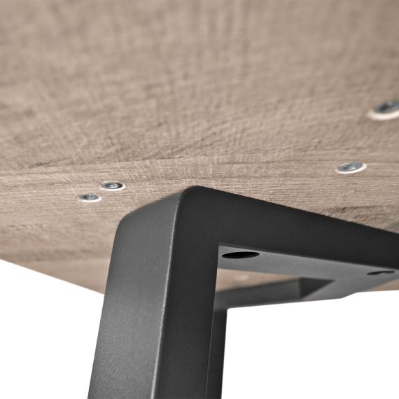 MASĂ FRIDA COLONIAL+BLACK LEGS 180X90