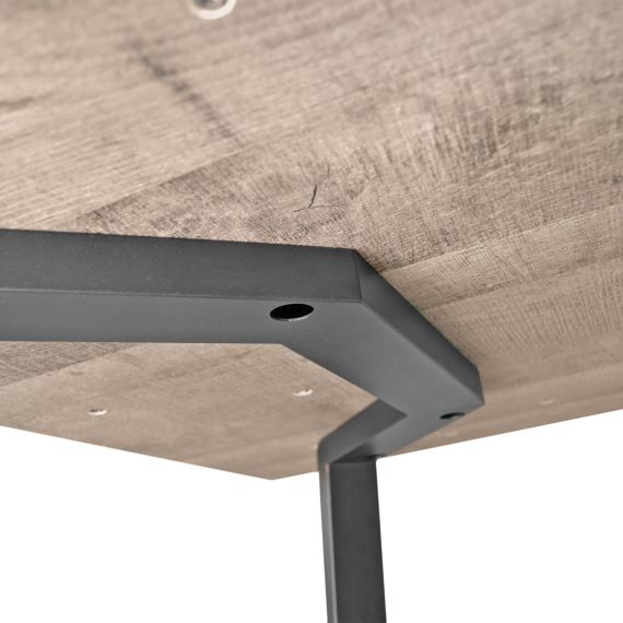 MASĂ FRIDA COLONIAL+BLACK LEGS 180X90